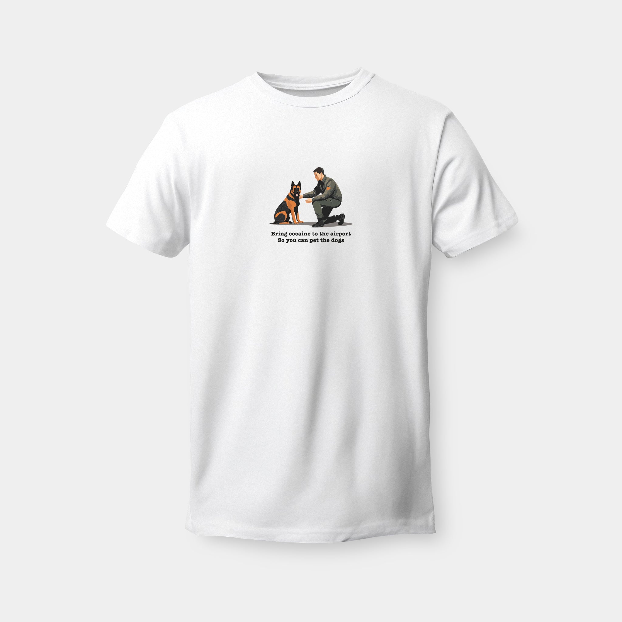 Airport Dogs - Printed Cokine T-Shirt - cokine.store